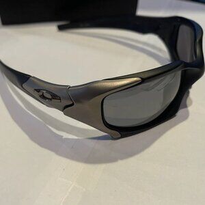 Oakley PIT BOSS - Titanium and Matte Black Sunglasses